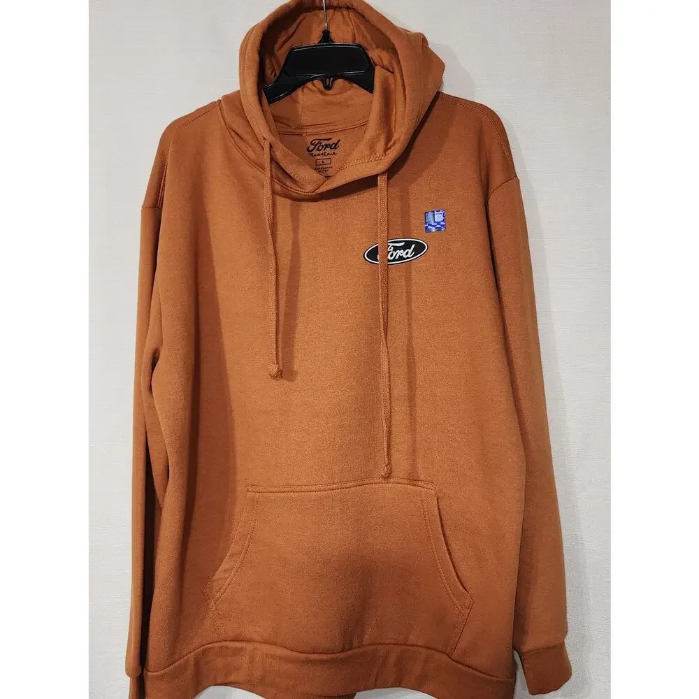 Ford American Trucks Large Orange hoodie men's